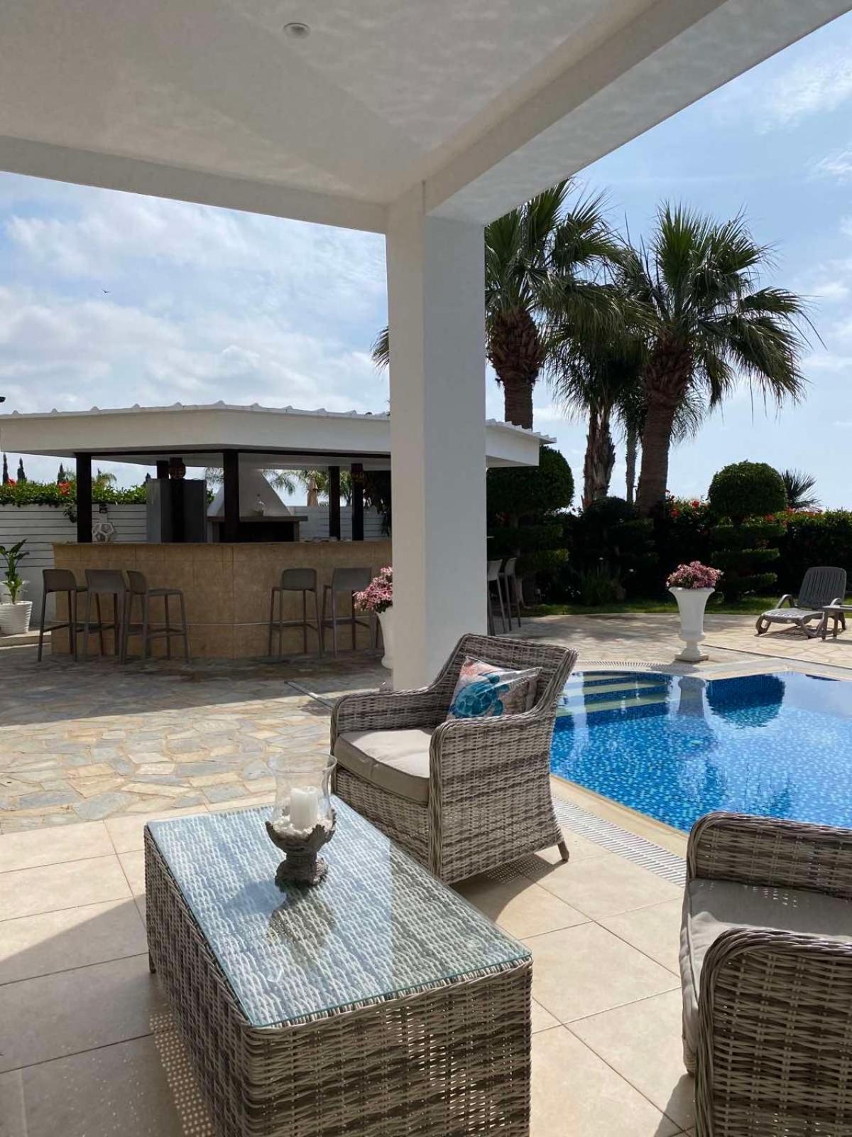 Ionion Beachfront Villa Айя-Напа Экстерьер фото